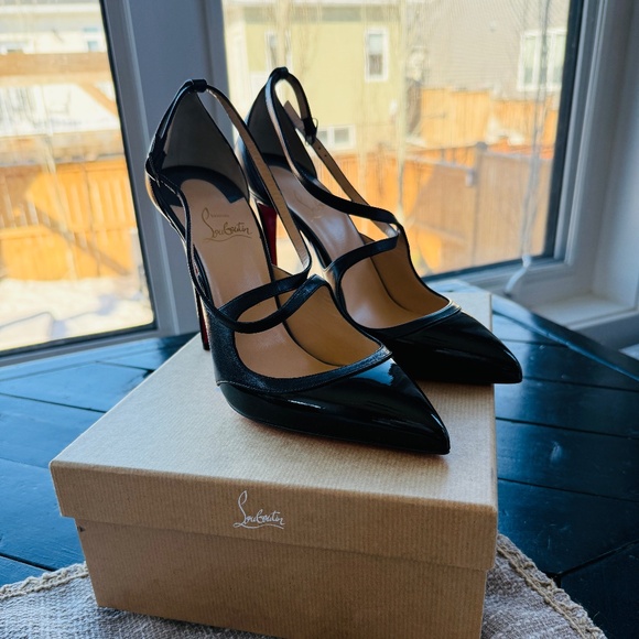 Christian Louboutin Shoes - Christian Louboutin Crissos 100 Patent Nappa Shiny